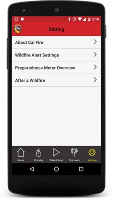 CAL FIRE Ready for Wildfire android App screenshot 0